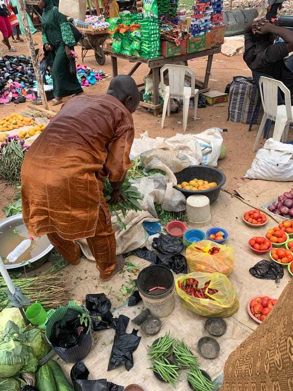 Daily market life documented in Keffi, Nigeria