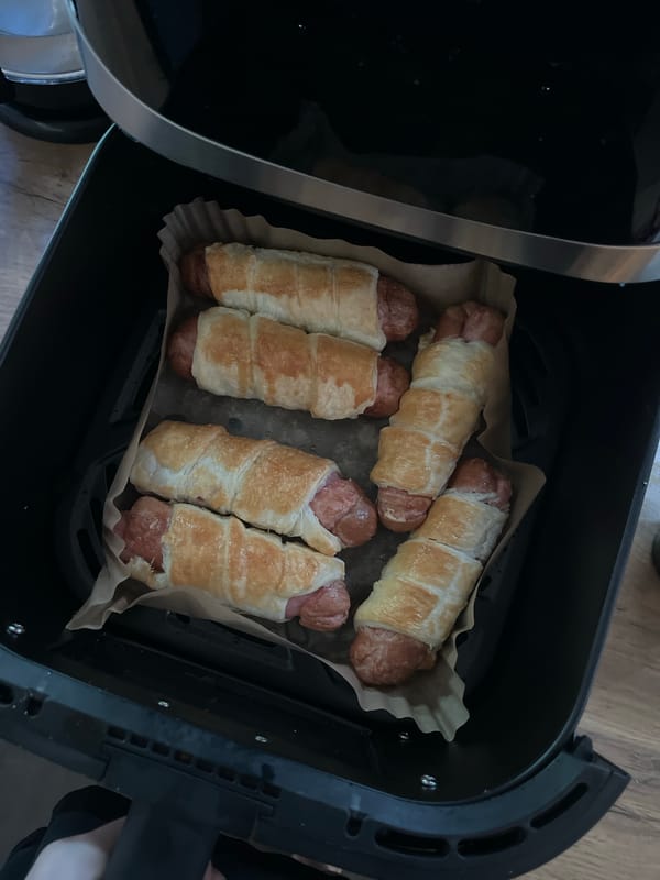 Saint Petersburg resident prepares wrapped hot dogs, spends time with cat