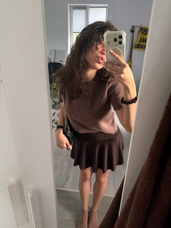 Young Woman Documents Casual Afternoon Through Multiple Selfies, Outdoor Moments