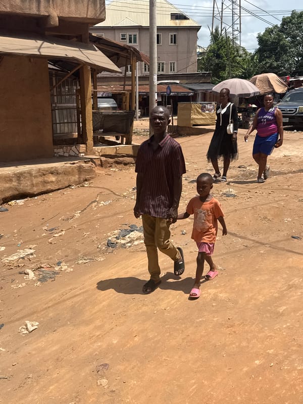 Daily life scenes documented in Nkpor, Nigeria