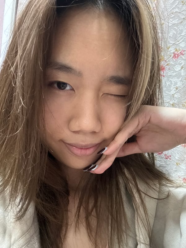 Woman takes selfies indoors in Shapingba District, China