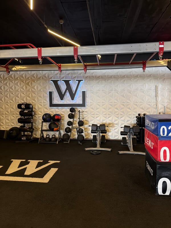 Gym interior documented in San Bernardino Tlaxcalancingo, Mexico