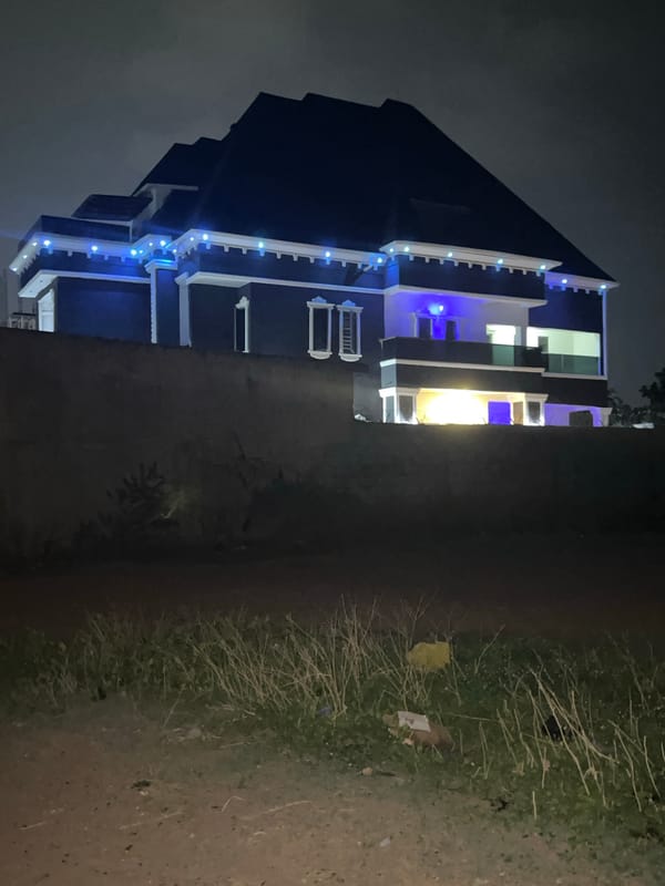 Abuja resident documents nighttime neighborhood life, kitten encounters