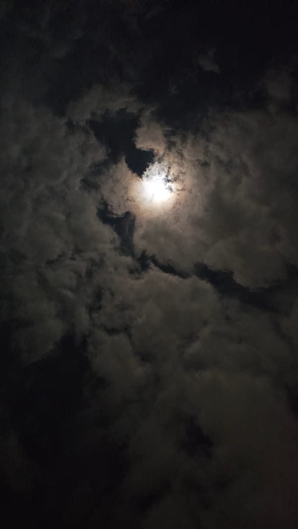 Nighttime moon observation and casual moments in Karlovo
