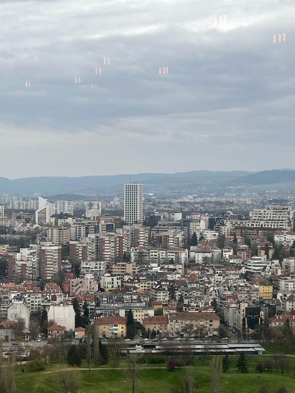 Sofia cityscape and underpass documented by witnesses