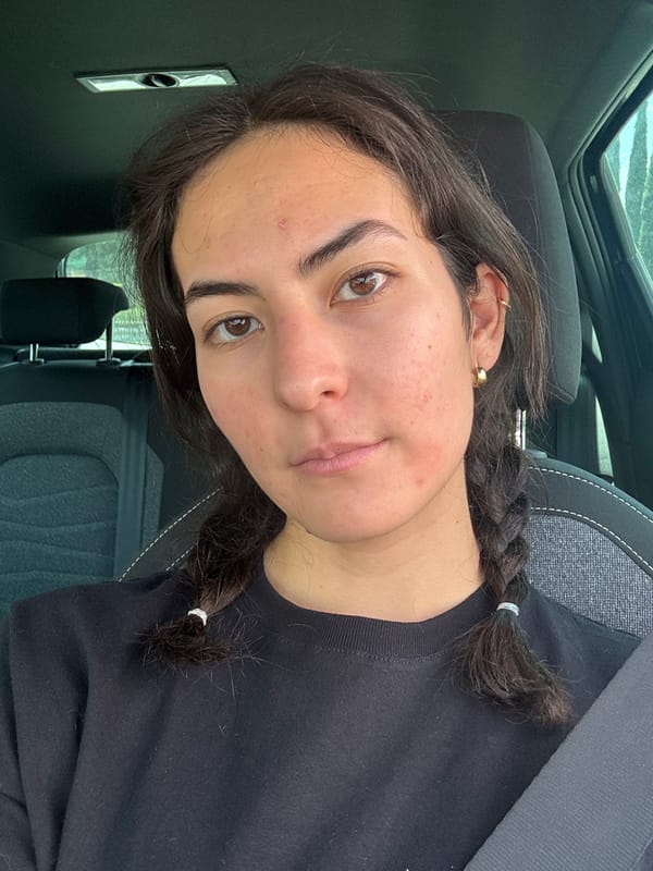 Woman observed in car interior in Tlaxcalancingo, Mexico