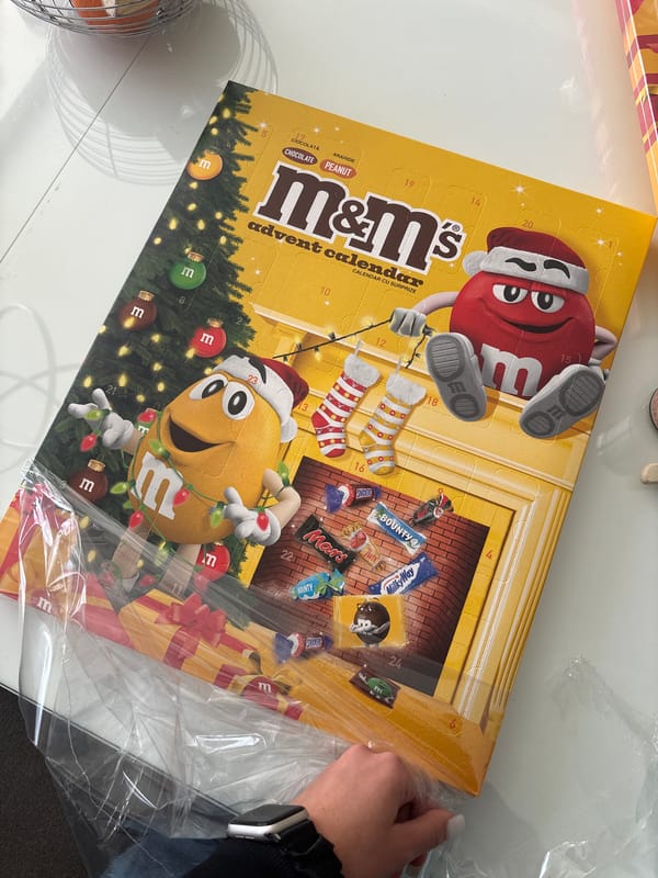 M&M Advent Calendar Spotted in Gabrovo, Bulgaria