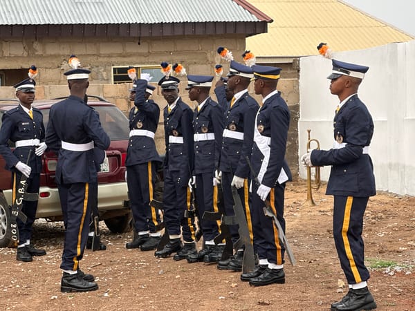 Formal ceremony held in Goni Gara, Nigeria with officials