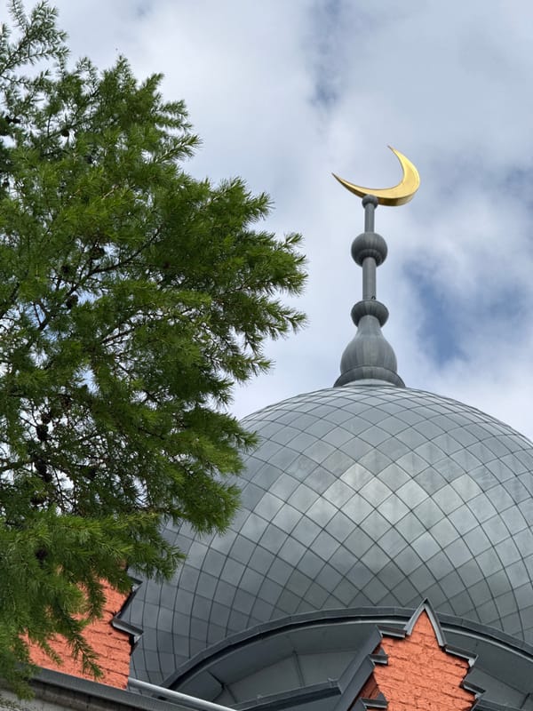 Morning scenes documented around Nizhny Novgorod mosque and attractions
