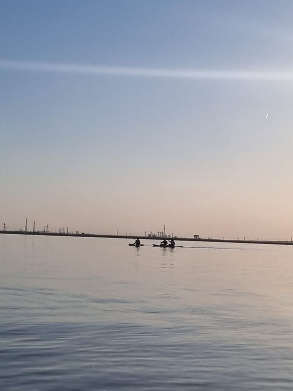 Watercraft journey captures Chaikovsky skyline from Kama River
