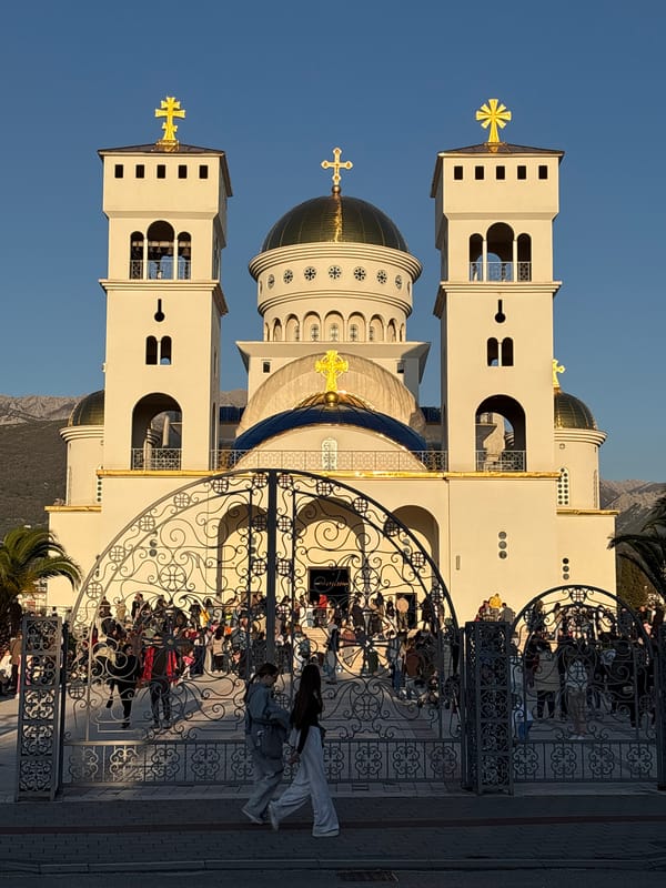 Orthodox Cathedral documented by witnesses in Bar, Montenegro