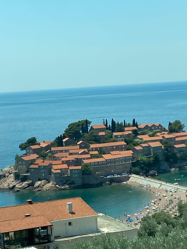 Sveti Stefan's iconic fortified island off the Montenegro coast