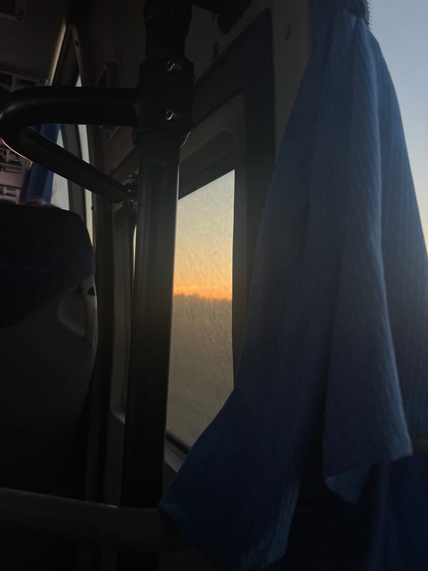 Bus passenger documents routine journey through Permyakova, Russia