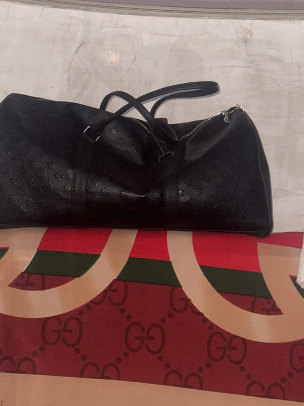Interior scenes documented: bag, outlet, wall switch with invitation