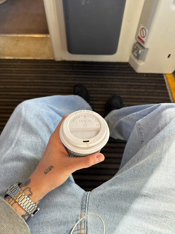 Morning train journey through North Hertfordshire countryside captured
