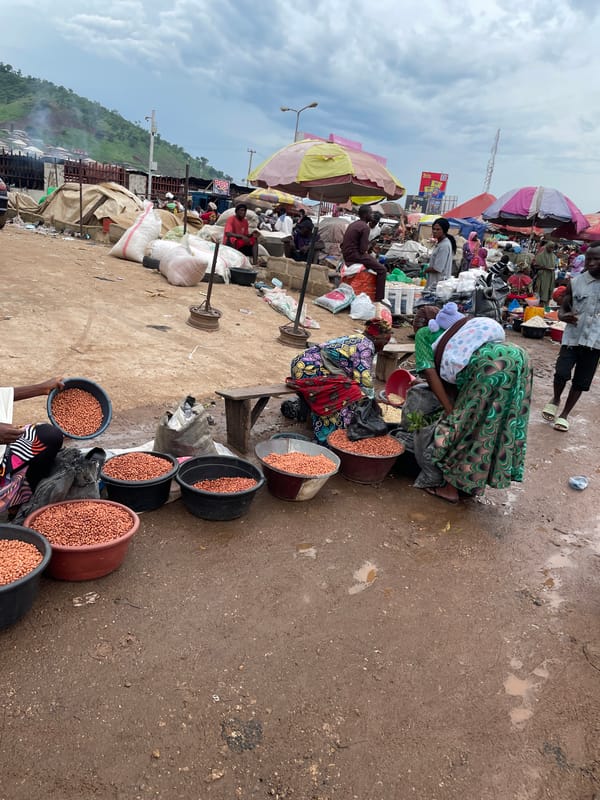 Lokoja market in full swing on a June morning