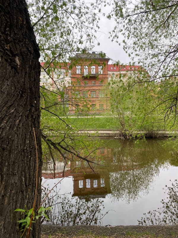 Spring photography walk captures blooming Yekaterinburg waterfront and architecture