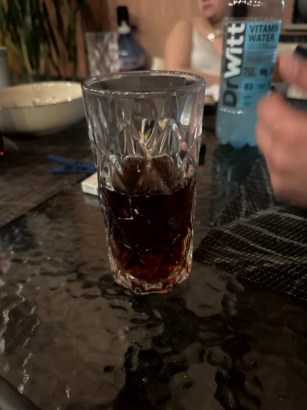 Evening patio hangout in Karlovo with drinks and conversation