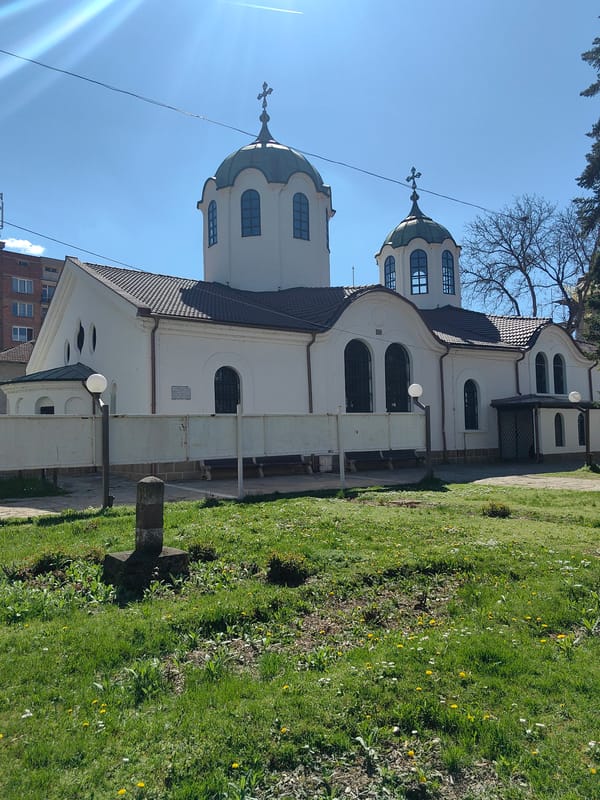 Witness documents Holy Trinity Church area in Sevlievo, Bulgaria
