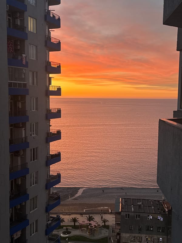 Street life and coastal views documented across Batumi, Georgia