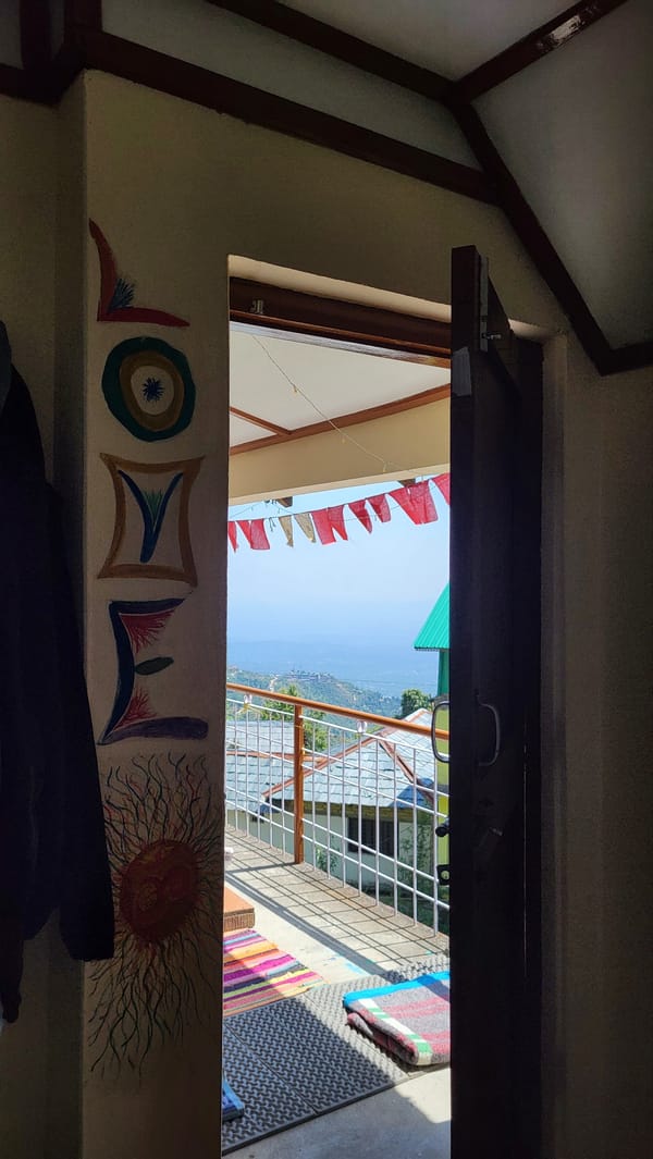 Morning documentation of rural mountain settlement in Haini, India