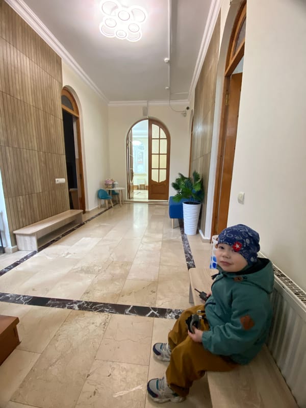 Child's daily activities documented across Sochi residential areas