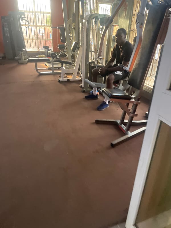 Morning gym session and street life in Barakin Akawo, Nigeria