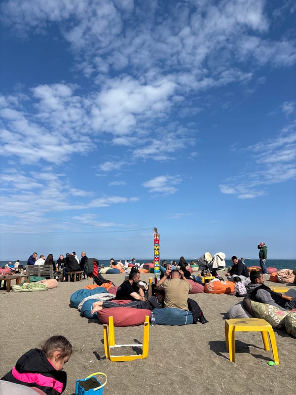 Casual beach day captured by witnesses in Burgas