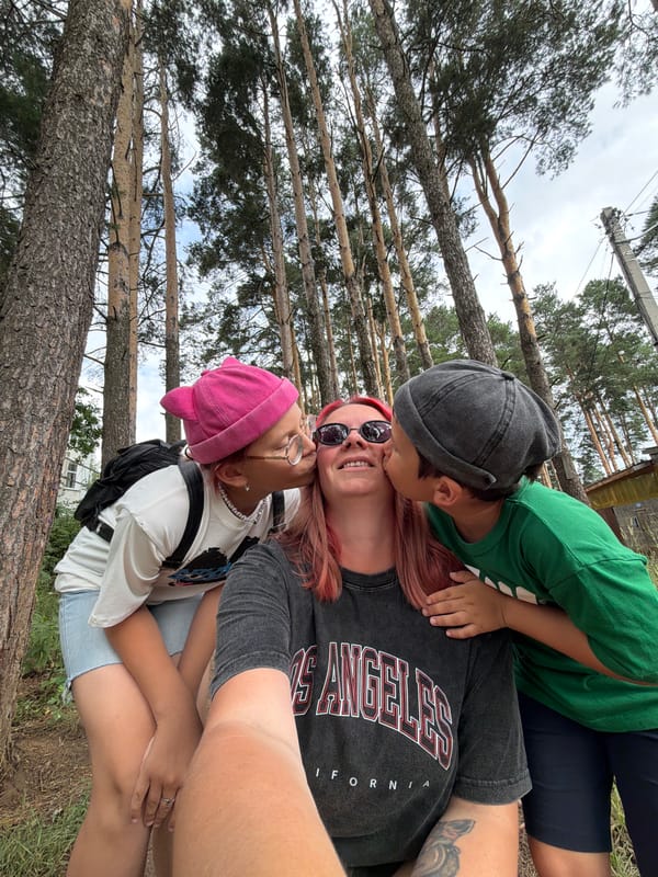 A casual morning outing in the pine forests of Chaikovsky