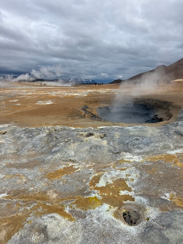 Geothermal activity documented at Iceland's Hverir field June 2026