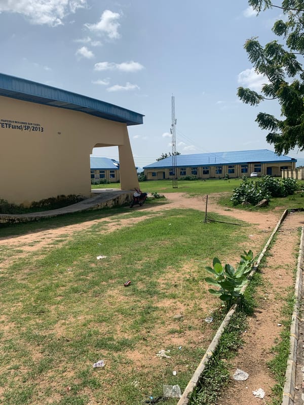 University campus and street life in Jalingo, Nigeria