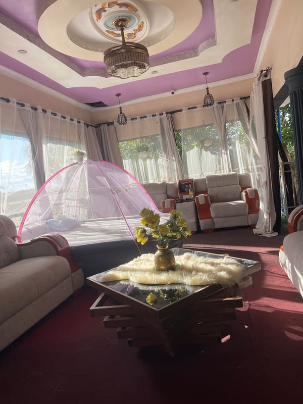 Decorative interior space documented in Dar es Salaam