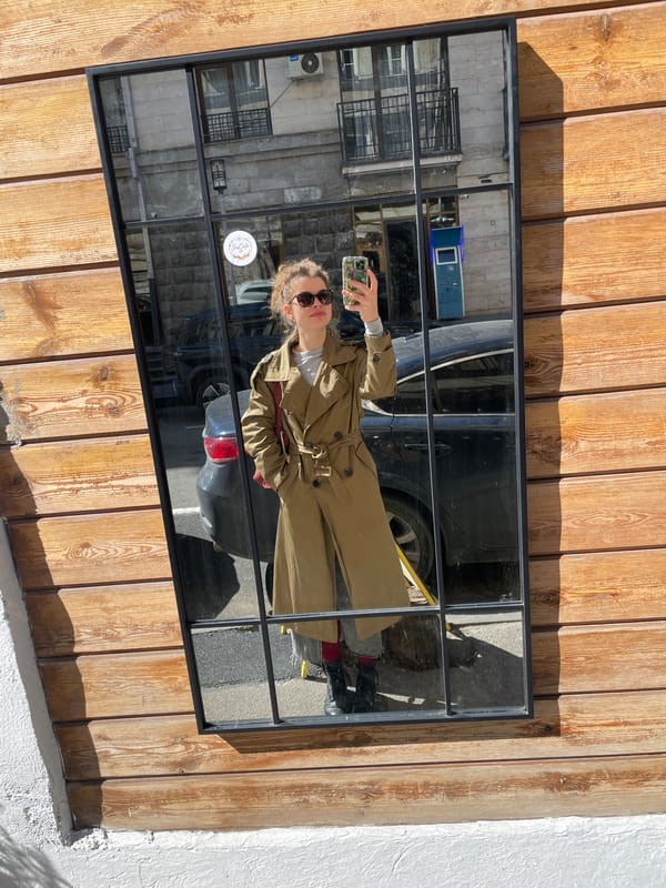 Morning street documentation captures everyday Tbilisi urban scenes