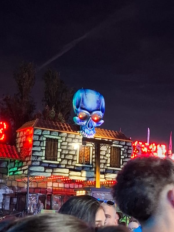 Evening entertainment and carnival fun in Sofia, Bulgaria