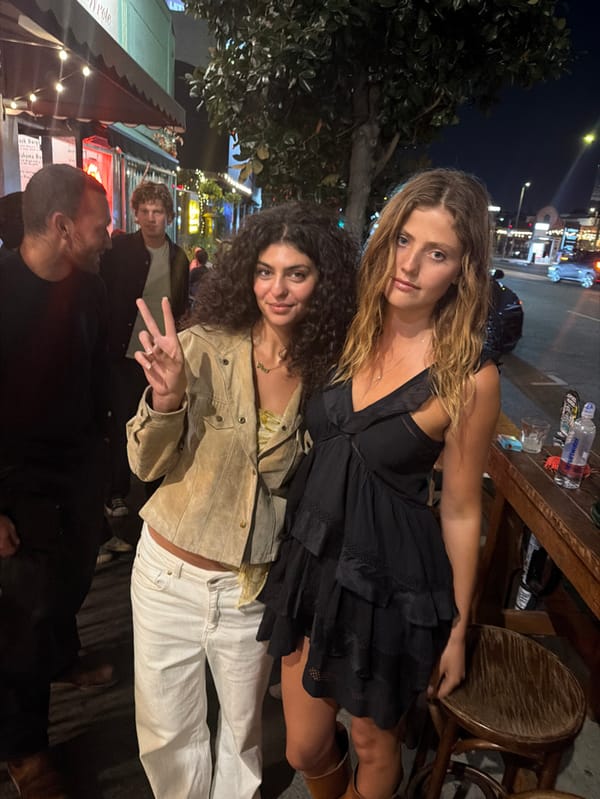 Late-night social activity documented across multiple LA neighborhoods