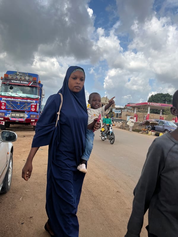 Street life and market activity in Rafin Par, Nigeria