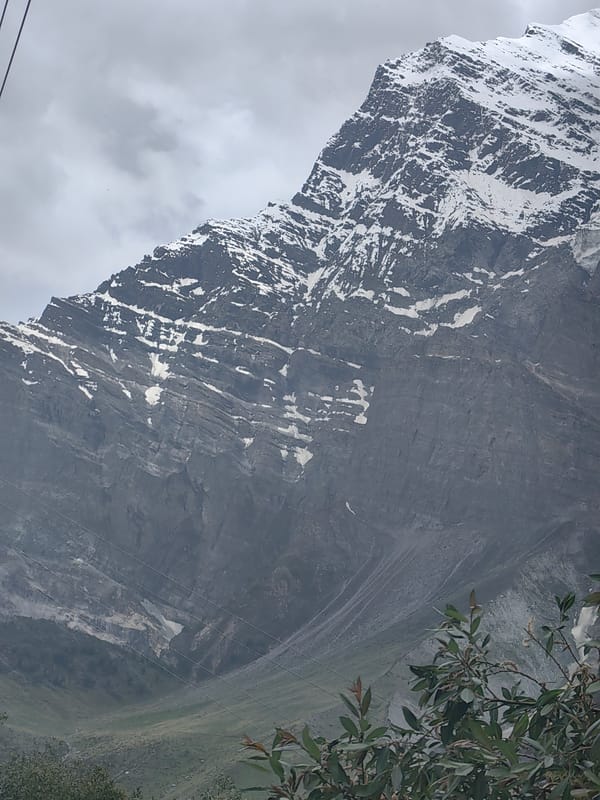 Exploring Gondhla Fort and the Lahaul Valley on a cloudy morning