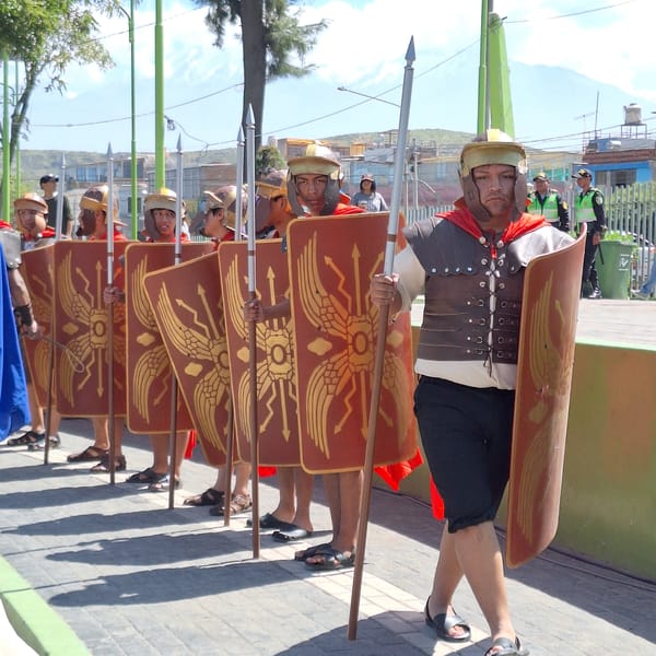 Holy Week community celebration held in Mariano Melgar, Peru