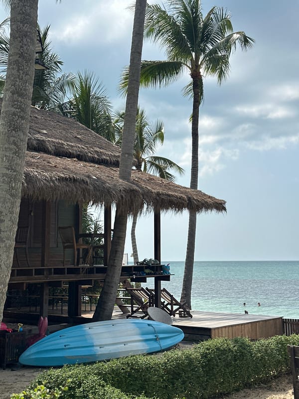 Morning scenes captured in tropical Baan Tai coastal village