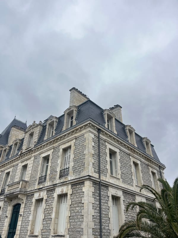 Street photography documents Biarritz architecture and urban scenes