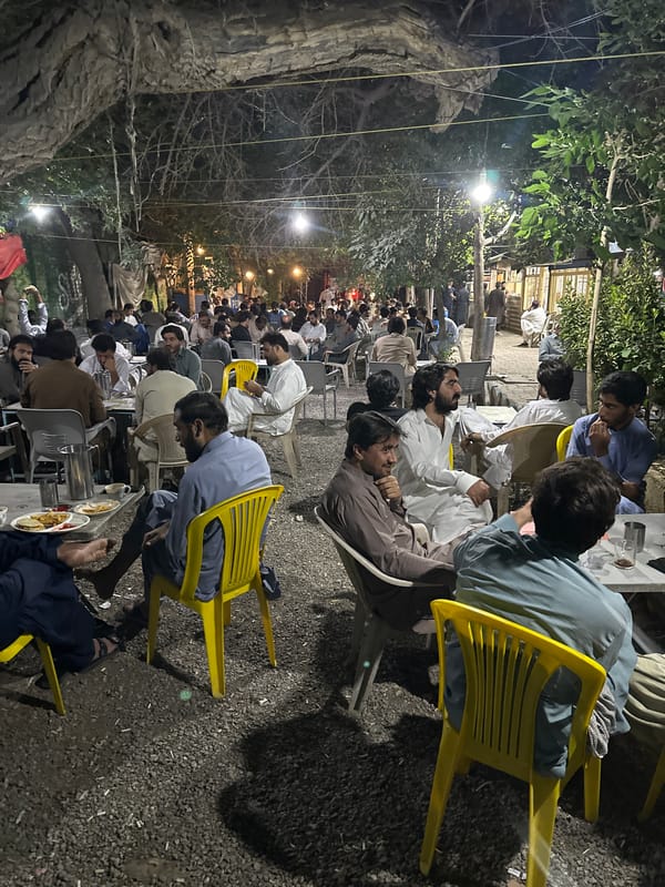 Daily life scenes documented across Quetta's commercial district
