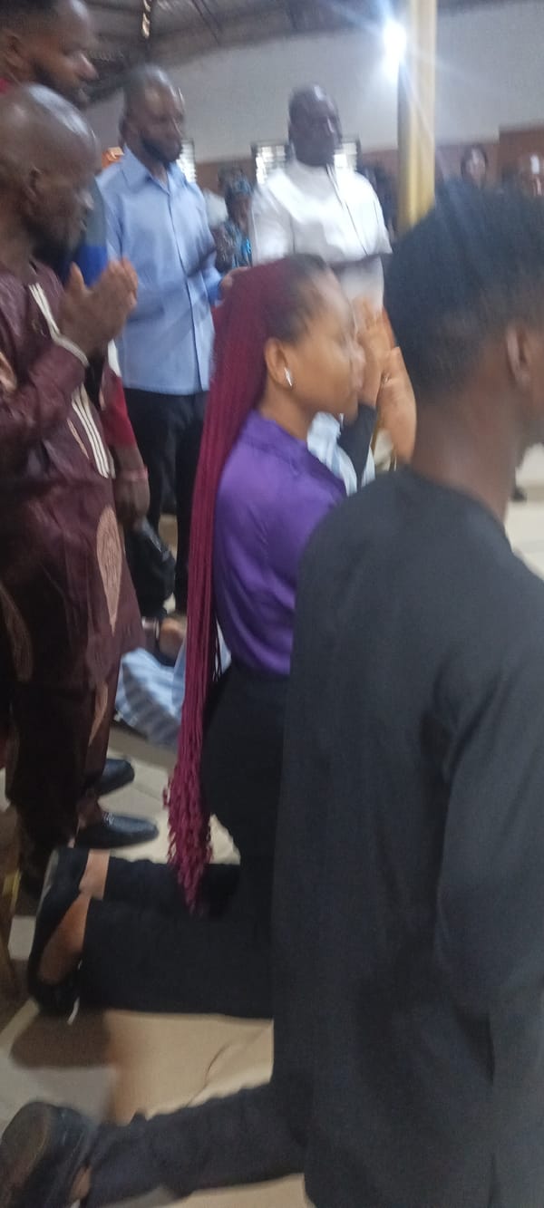 Religious service held at Rukuba Road church, Nigeria