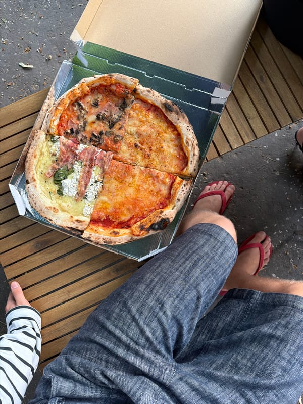 Pizza, wine, and selfies on a Belgrade afternoon