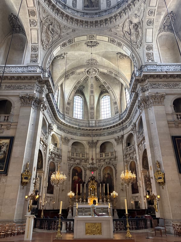Paris churches and a lazy afternoon at home
