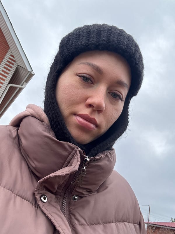 Morning domestic life documented across rural Russian village