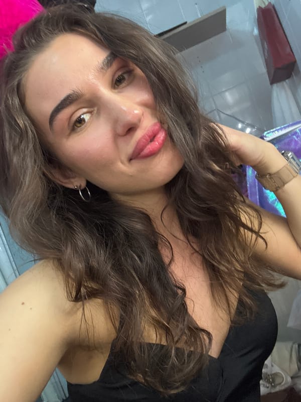 Woman photographed in selfie portrait in Kazan, Russia