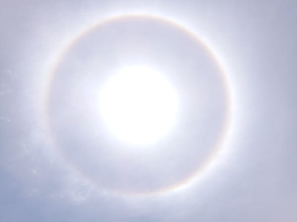 Solar halo observed over Porlamar, Venezuela