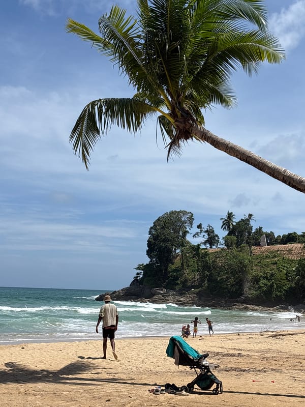 Beach conditions documented at Choeng Thale, Thailand coastline