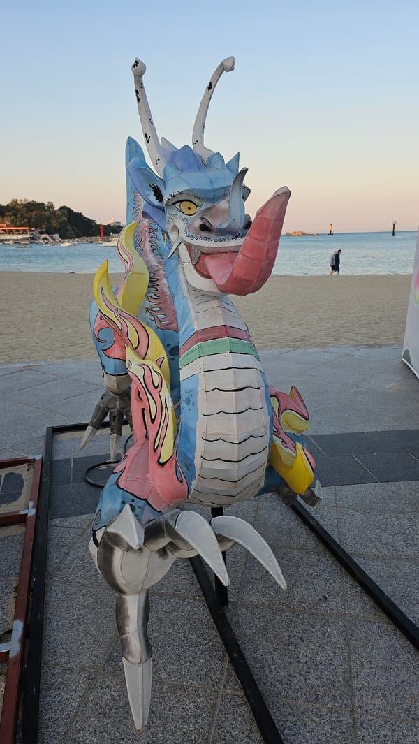 Colorful paper sculptures and lanterns displayed across Ulsan, South Korea