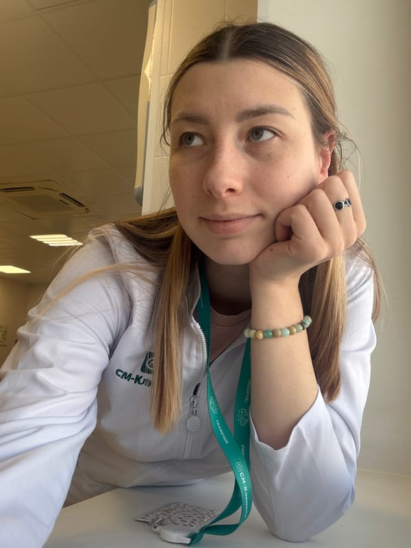 Person photographed in Moscow locker room facility